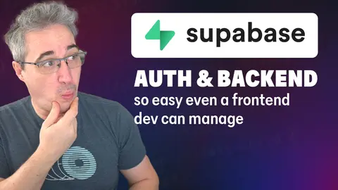 Auth & backend so simple even this CSS dev gets it